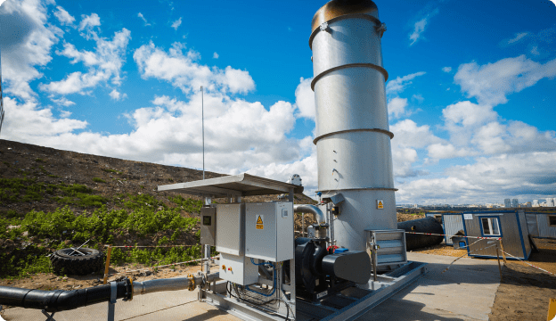 Установки по подготовке и переработке биогаза (свалочного газа)